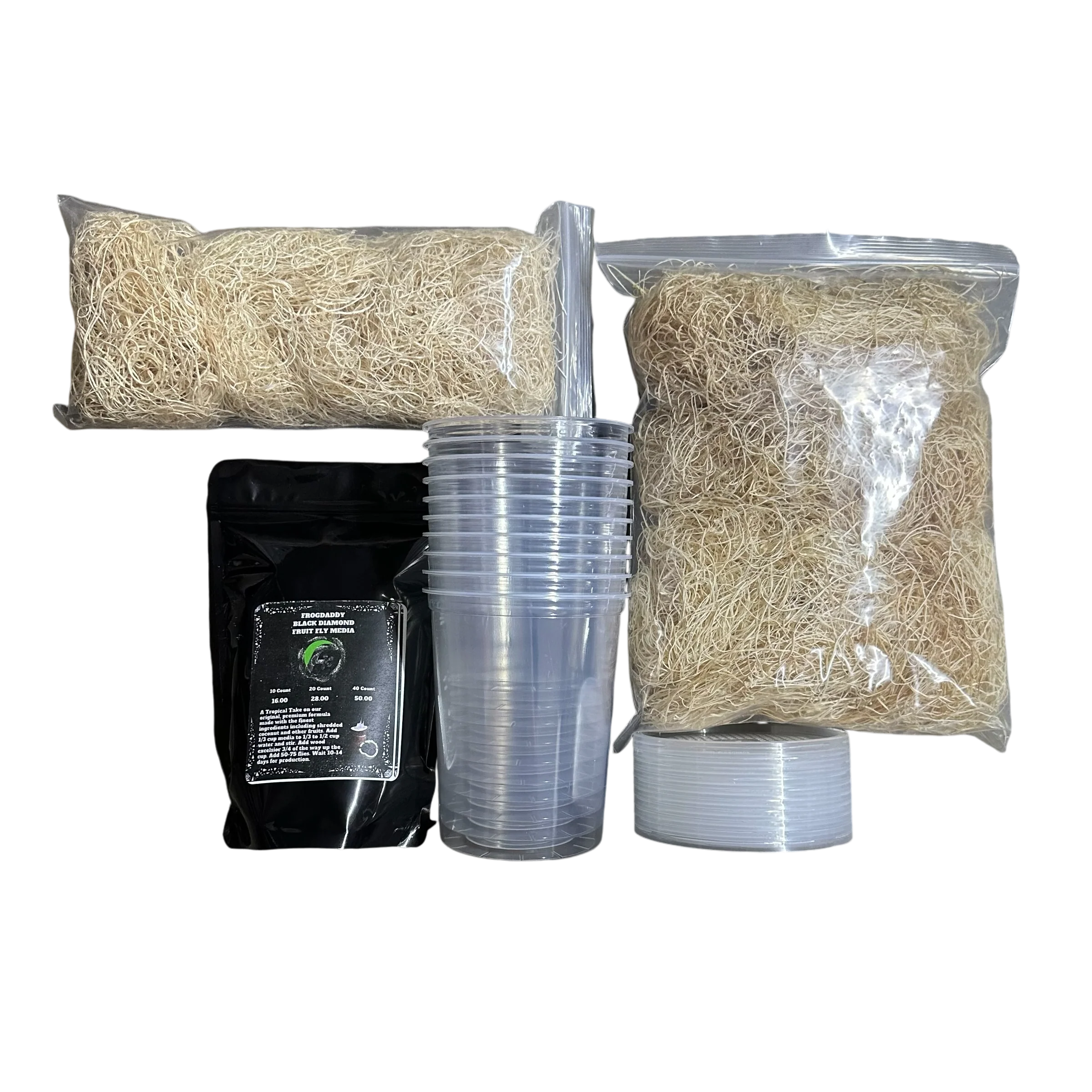 FrogDaddy Complete Black Diamond Fruit Fly Culturing Kit - Image 7