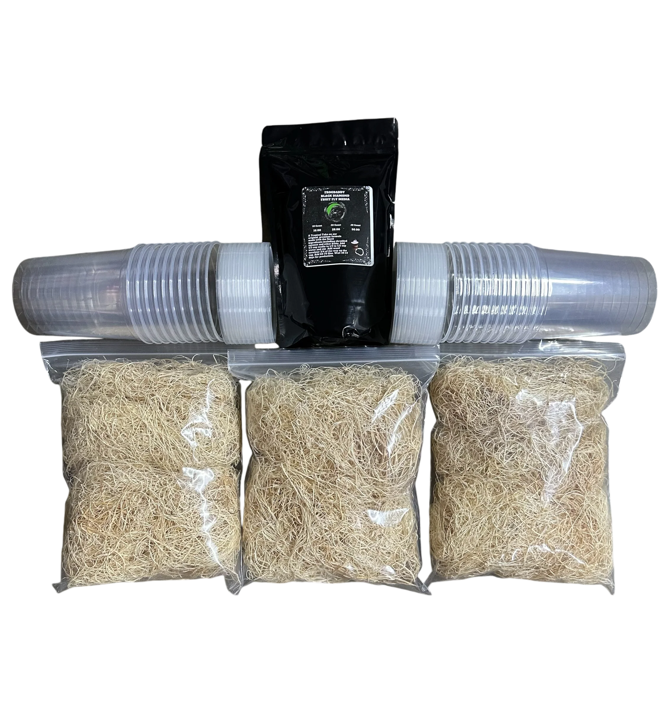 FrogDaddy Complete Black Diamond Fruit Fly Culturing Kit - Image 8