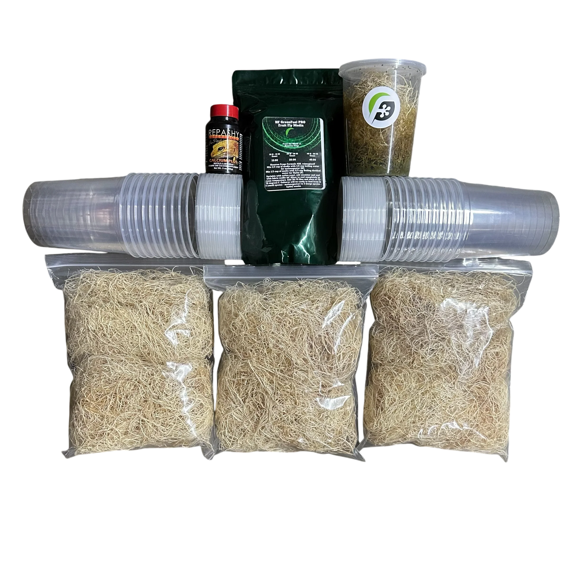 FrogDaddy Complete HF GreenFuel PRO Fruit Fly Culturing Kit - Image 2