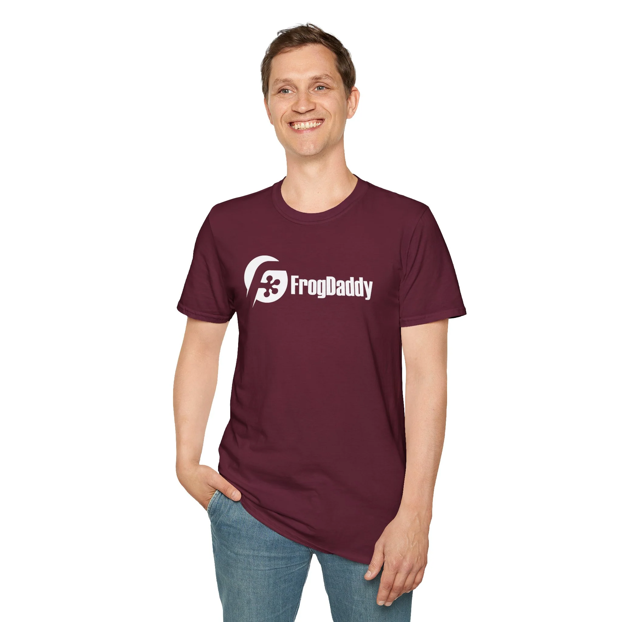 White Logo Unisex Softstyle T-Shirt - Image 18