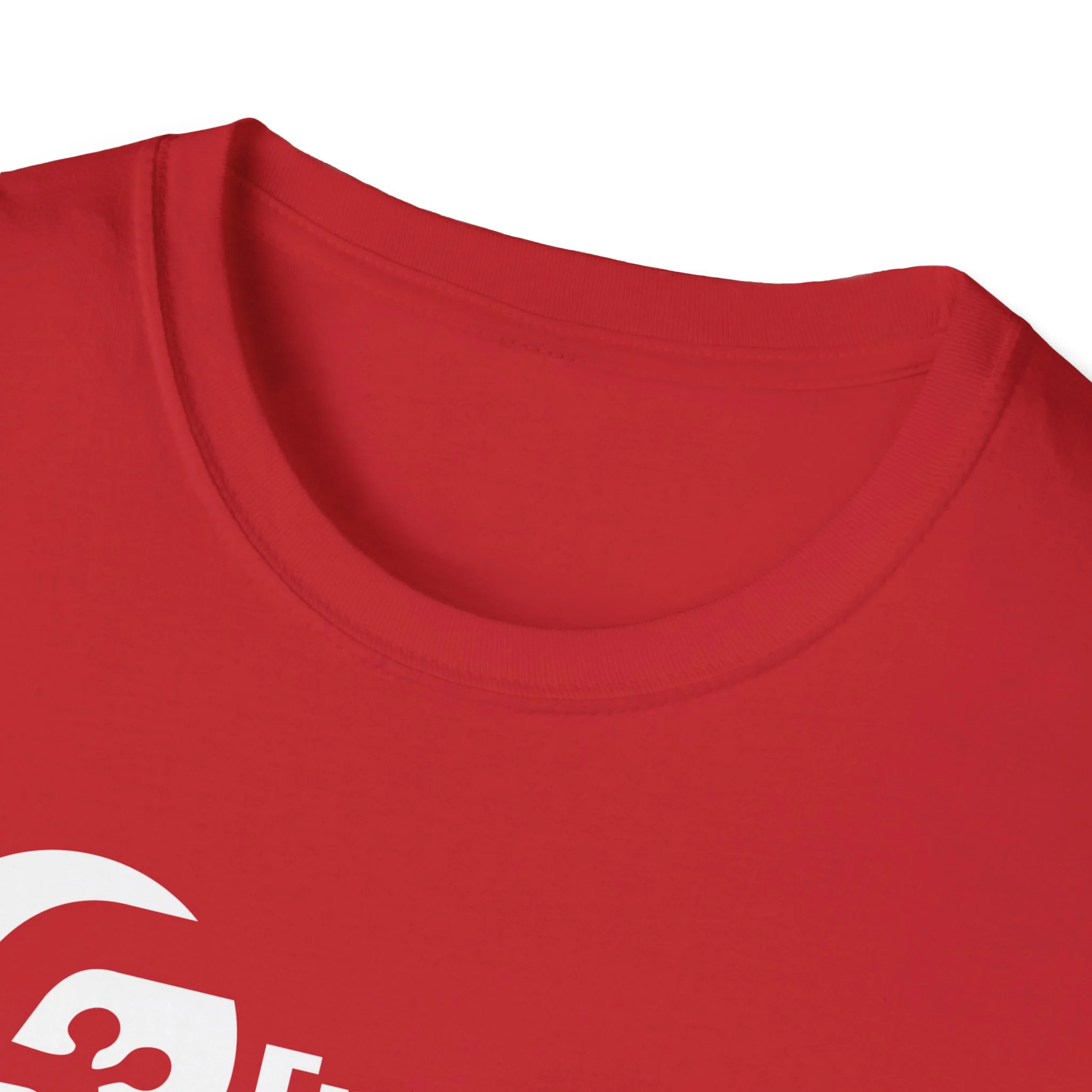 White Logo Unisex Softstyle T-Shirt - Image 51